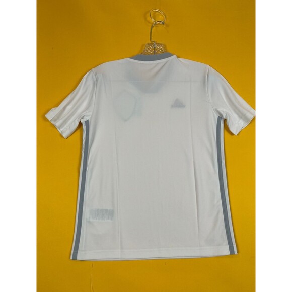 Adidas Colorado Rapids Football Jersey Top Boys Youth M 11-12Y White Gray NWT - Picture 5 of 5